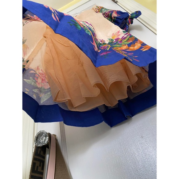 Zimmermann Tropicana Tie Sleeve Dress - Picture 7 of 11